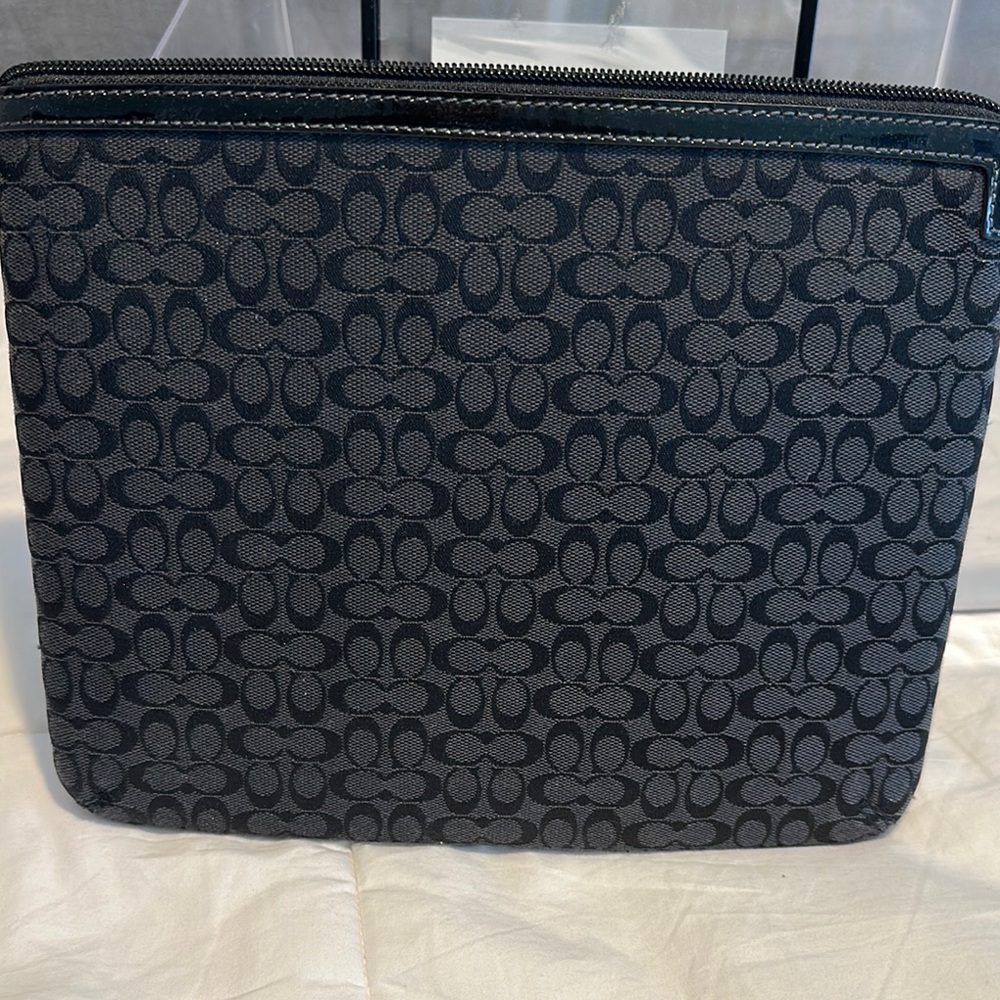 Coach black Patterned tablet Pouch - Picture 2 of 4